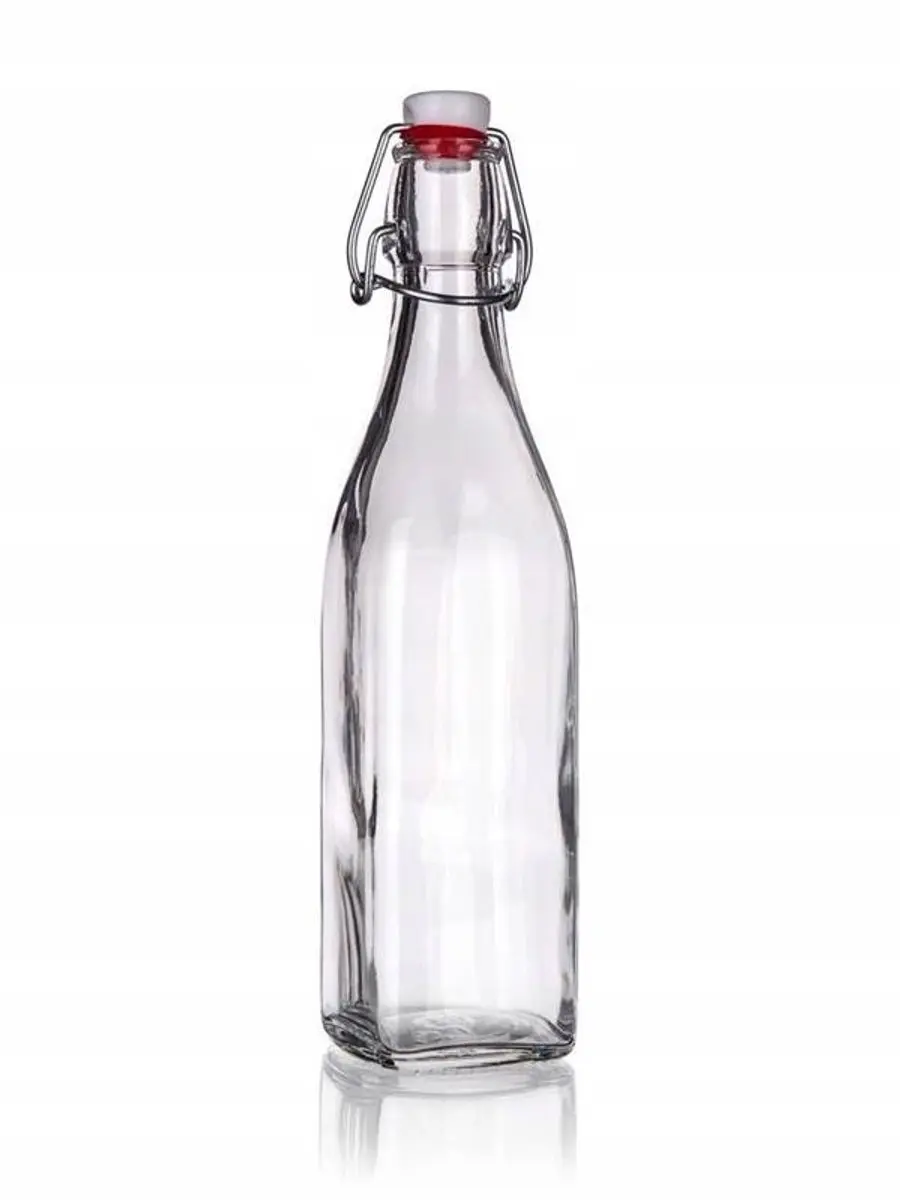 Bormioli Glas Fles met Clipdeksel 500ml - Transparant