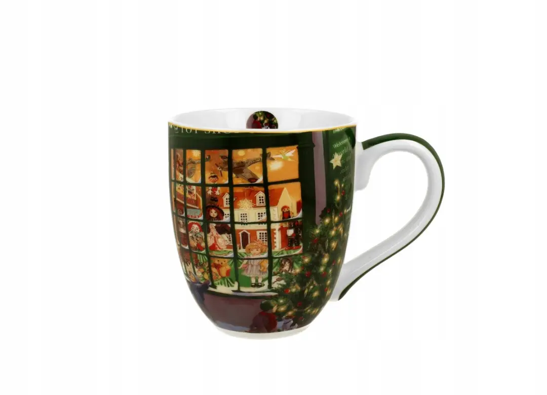 Duo XXL Porseleinen Kerstmok 1000ml - Multicolor