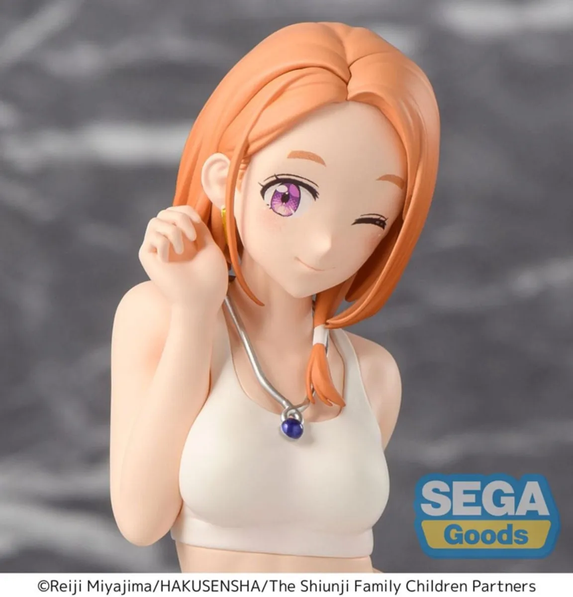 Sega Banri Shiunji Perchende PVC Beeld 9cm - Wit/Oranje