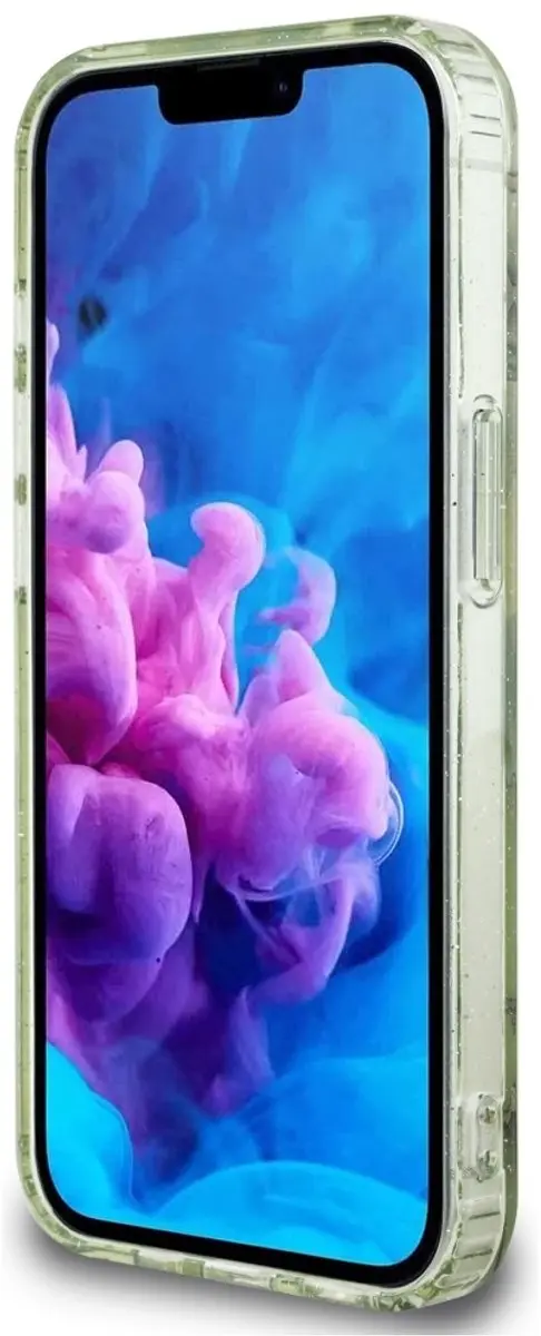 Guess iPhone 16 Hoesje Groen - Metal Glitter MagSafe