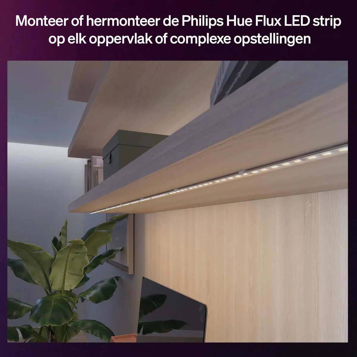 Philips Hue Flux Montagebeugels - 10 Stuks