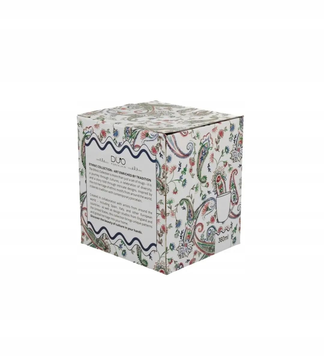 Duo Liberty Mok 360ml - Bone China Porselein - Veelkleurig