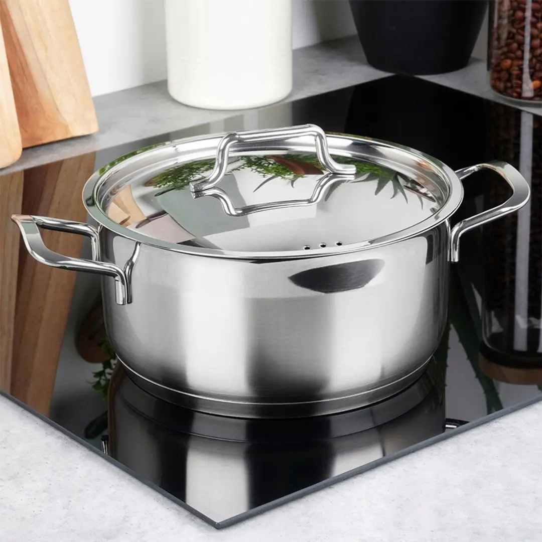 Orion RVS Pan 20cm 3L - Inductie & Gas - Silver