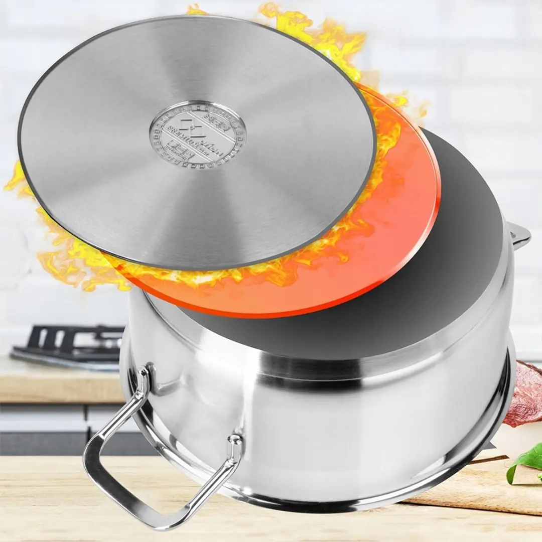 Orion RVS Pan 20cm 3L - Inductie & Gas - Silver