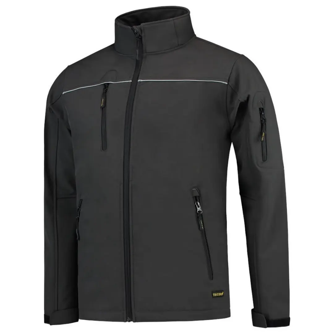 Tricorp Soft Shell Jack 402006 - XXS - Donkergrijs