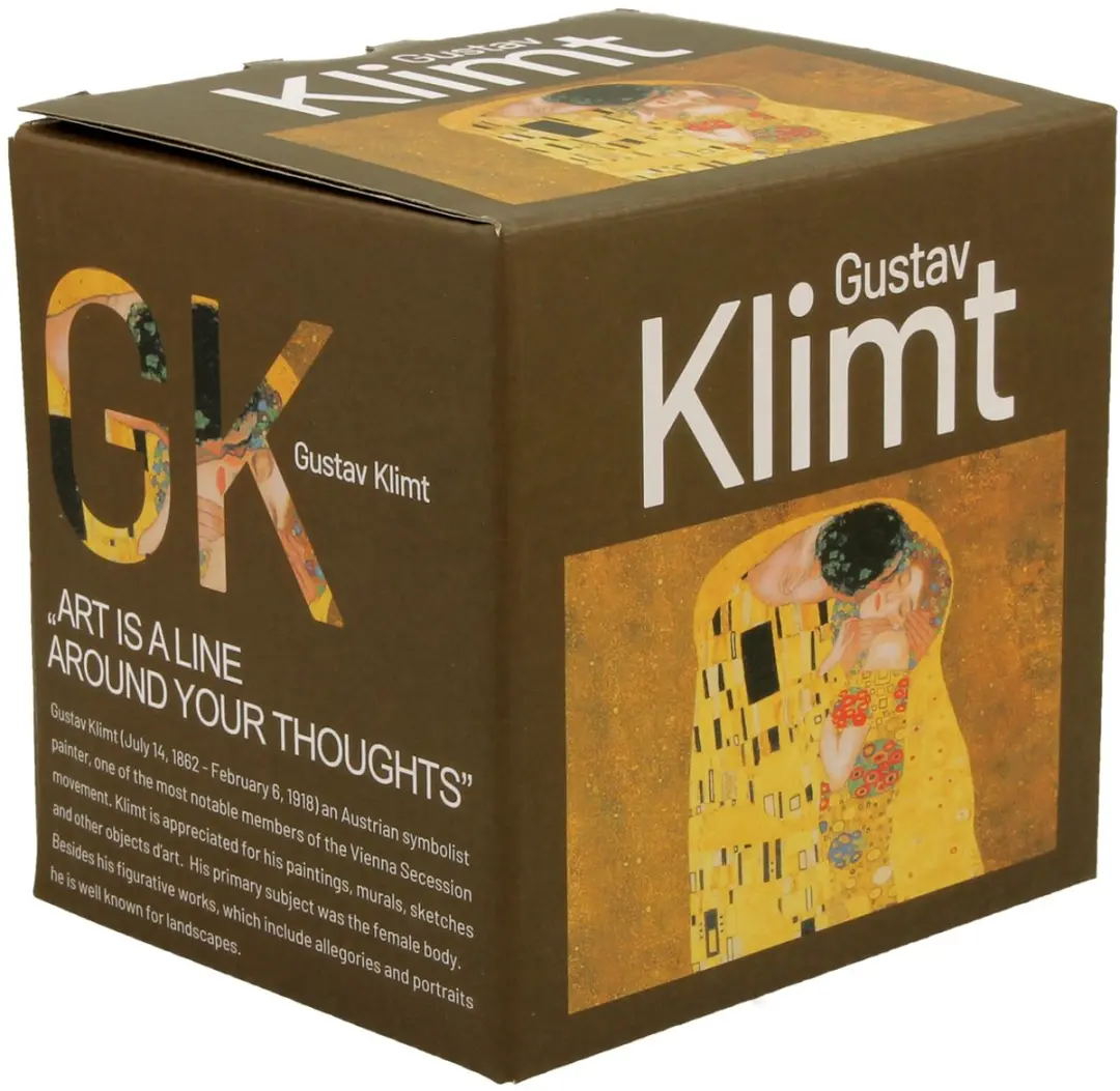 Duo Klimt The Kiss Porseleinen Mok 350ml - Multicolor
