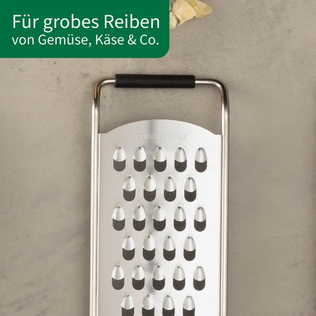 Fackelmann Premium Roestvrijstalen Rasp - Grof - 315x75mm