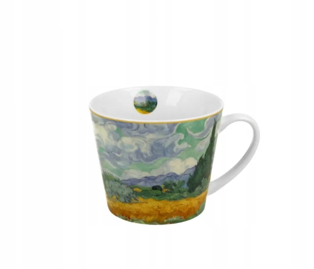 Duo Grote Mok Wheat Field 600ml - Van Gogh - Multicolor