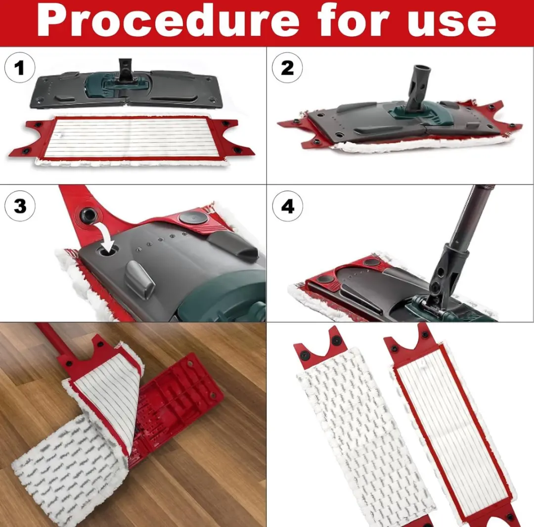 Vileda Ultramax Vervangende Hoes - 3 Stuks Grijs
