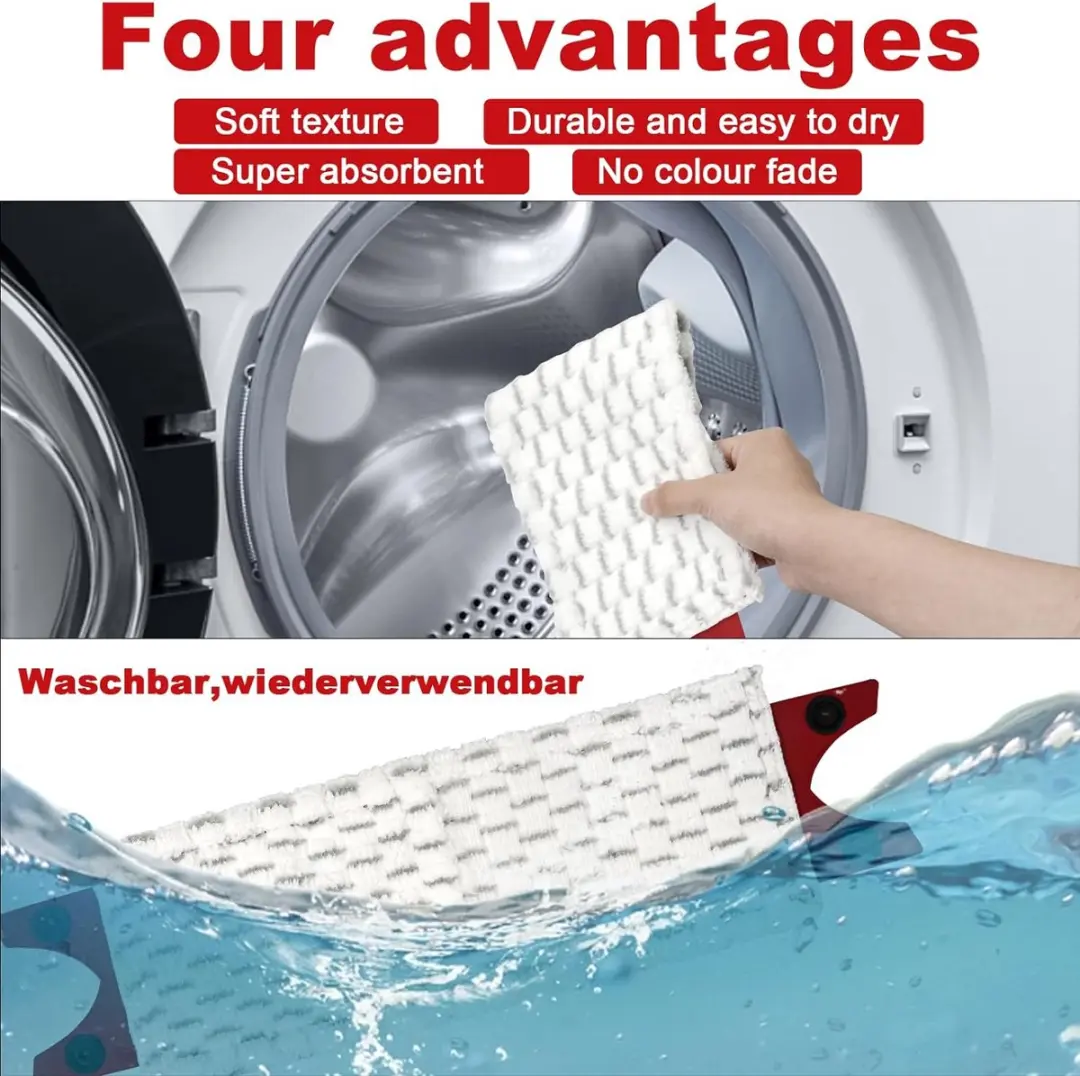 Vileda Ultramax Vervangende Hoes - 3 Stuks Grijs