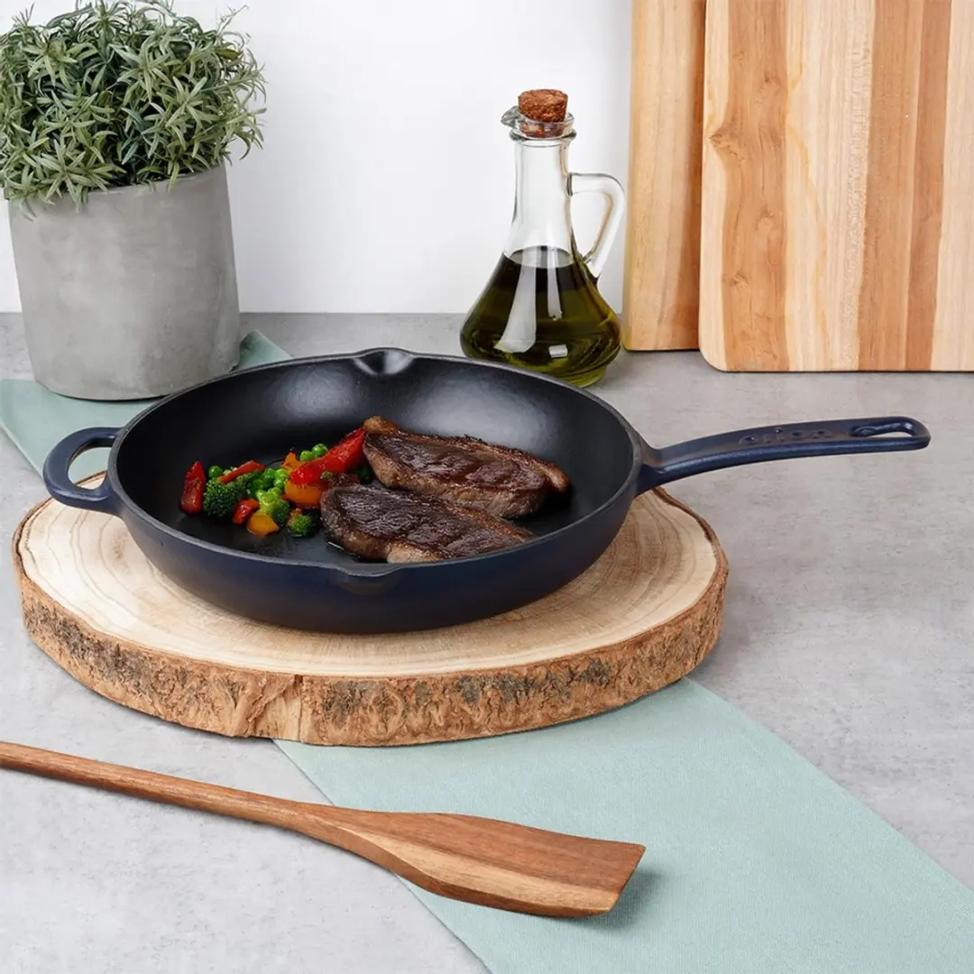 Orion Gietijzeren Pan 24cm - Zwart