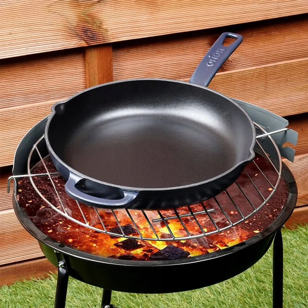 Orion Gietijzeren Pan 24cm - Zwart