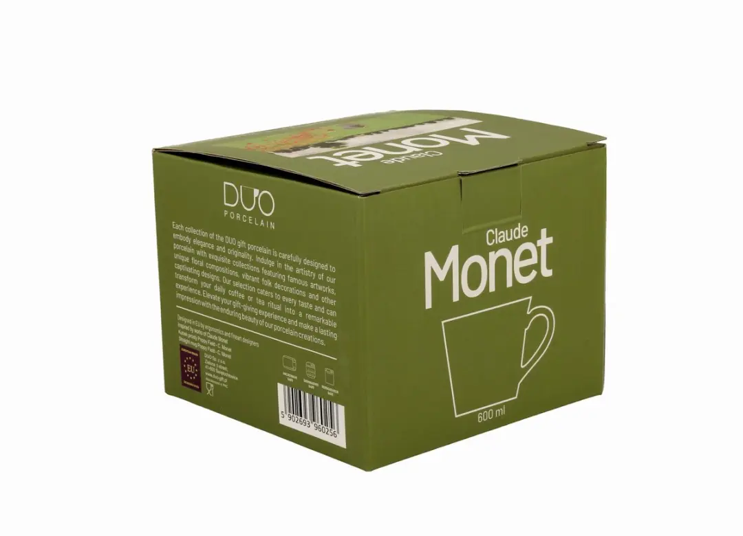 Duo Mok Poppy Field Porselein - 600ml - Veelkleurig