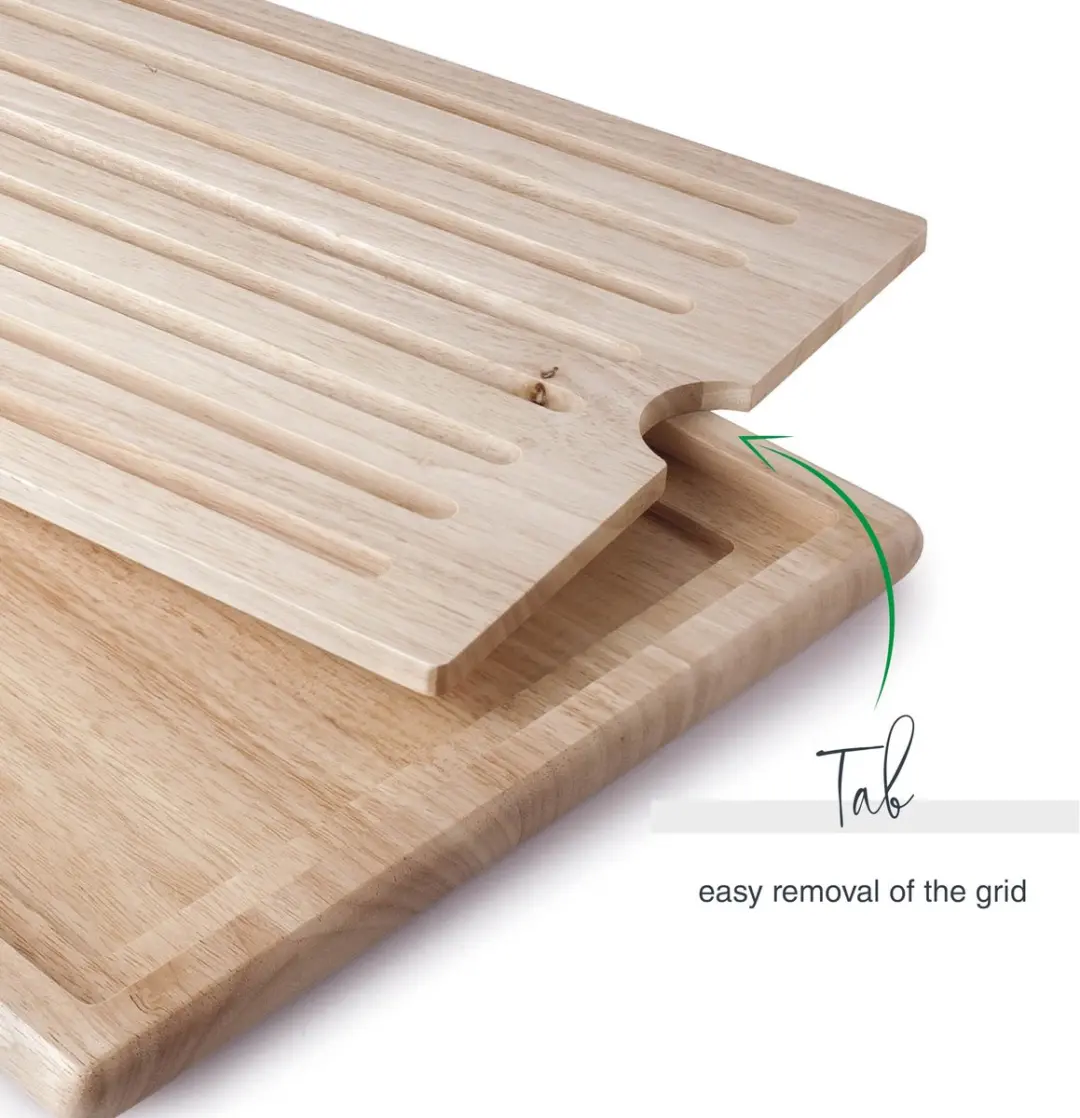 Lacor 60486 Keuken Snijplank - Rubberhout 53x32,5cm - afbeelding 6 van 6