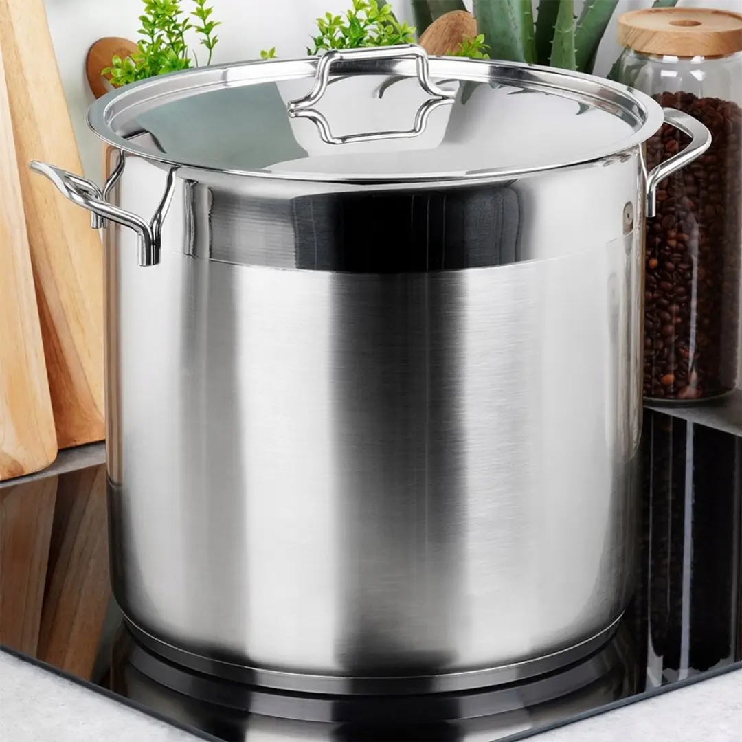 Orion Anett RVS Pan met Deksel 30cm - 18L - Silver
