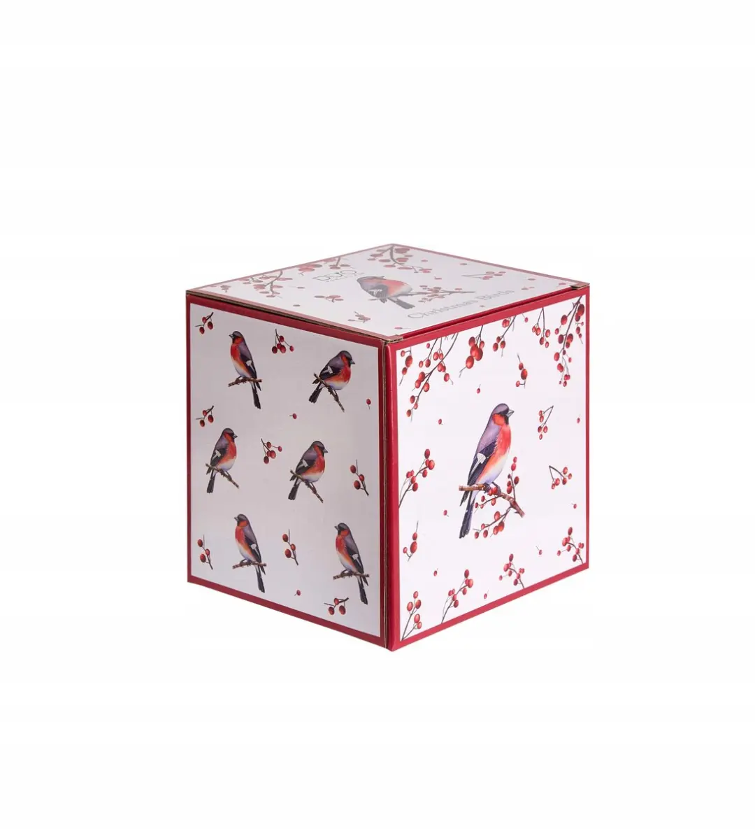 Duo Kerstmok Christmas Birds 650ml - Crème-wit
