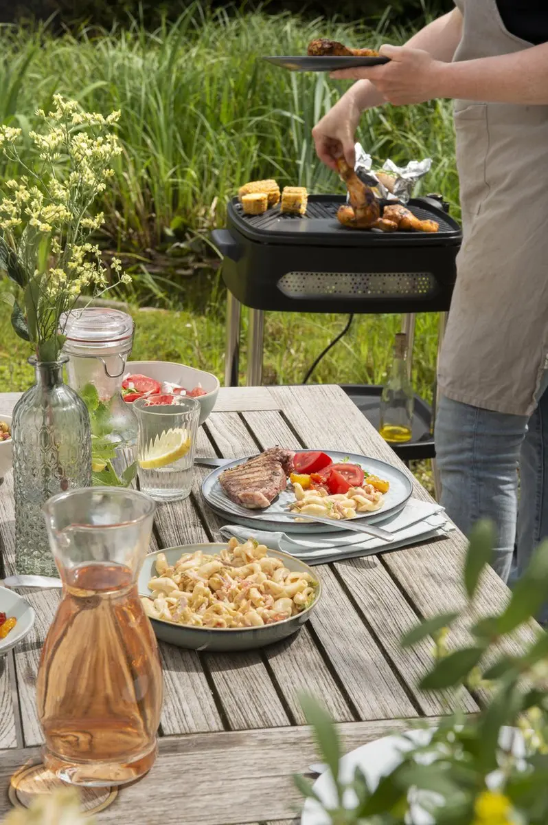 Fritel BBQ 3256 Elektrische Tafelgrill 2000W - 40x36cm