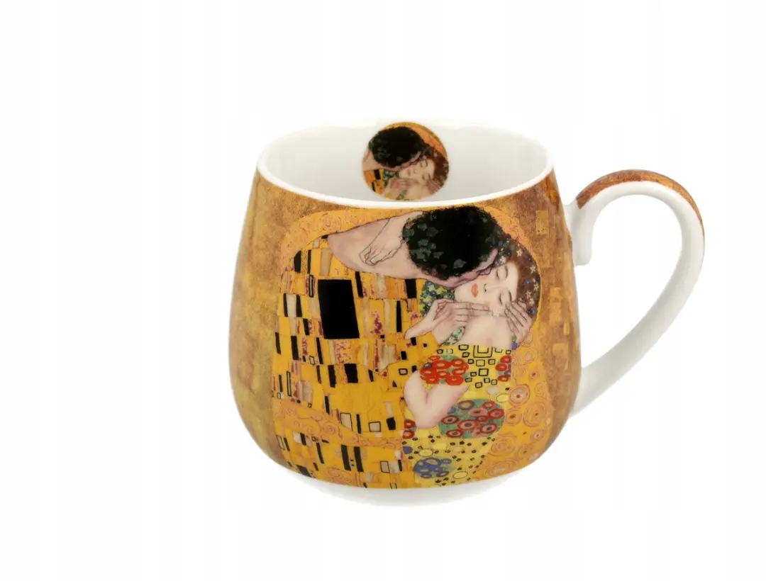 Duo Gustav Klimt 'De Kus' Mok 430ml - Multicolor