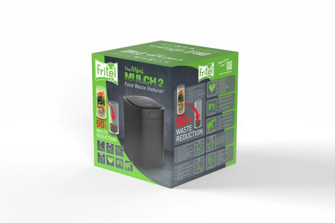 Fritel The Mini Mulch 2.0 Voedselafvalverwerker 500W - 3,3L - Zwart