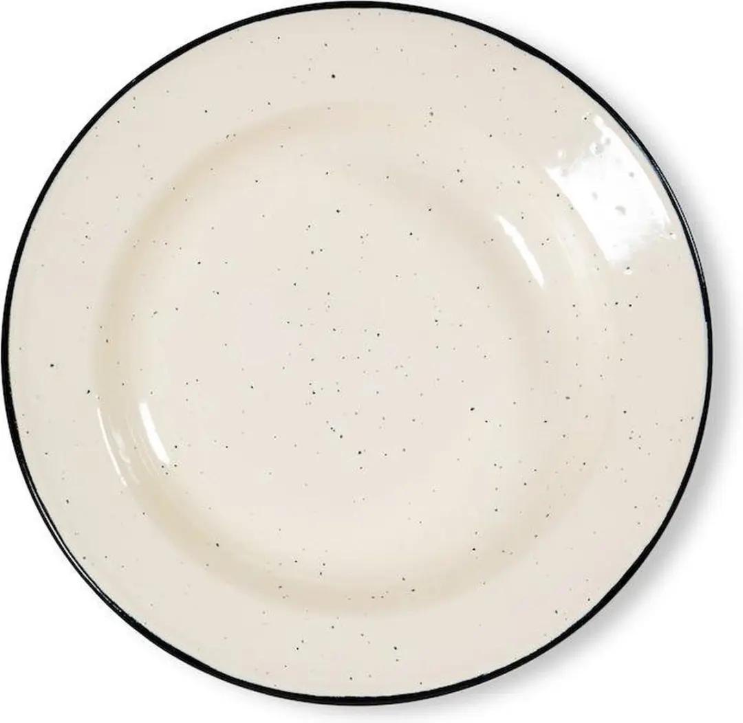 Sagaform Doris Emaillen Bord 20cm - Creme - afbeelding 6 van 6
