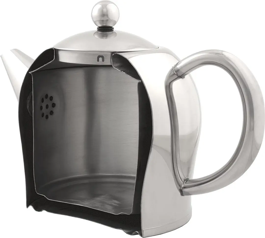 Bredemeijer Theepot 1,0L - Roestvrijstaal - Zilver