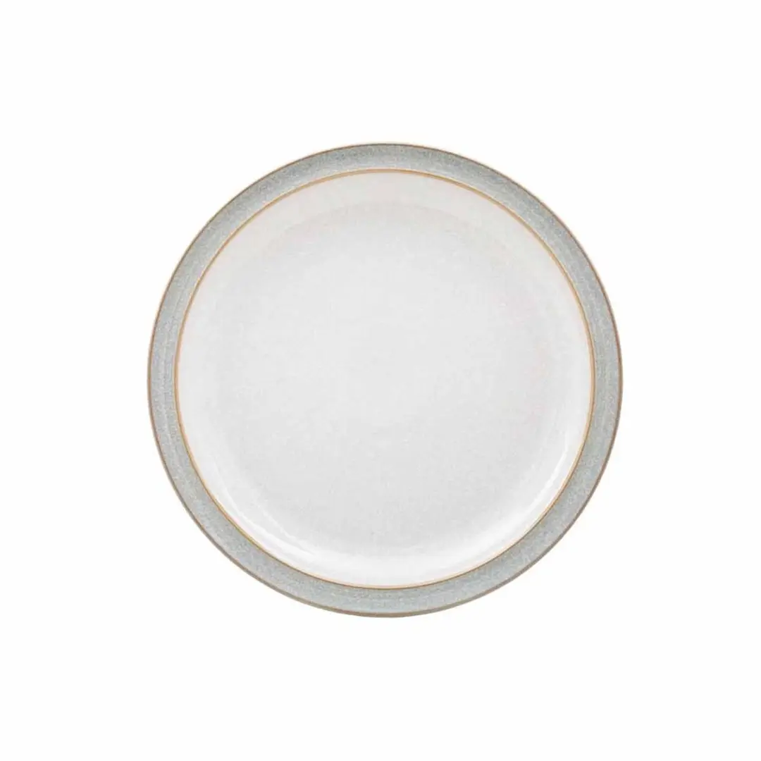 Denby Elements Dinerbordenset 4-delig - Lichtgrijs/Wit