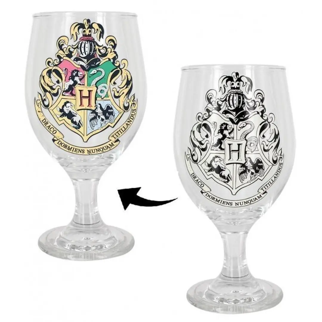 Paladone Hogwarts Wapen Kleurveranderend Drinkglas PP4259HPV2 - 0.4L
