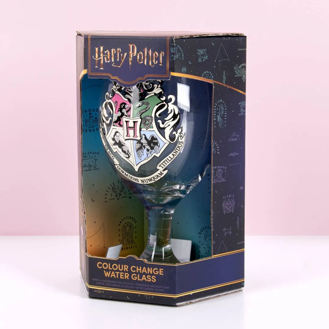 Paladone Hogwarts Wapen Kleurveranderend Drinkglas PP4259HPV2 - 0.4L