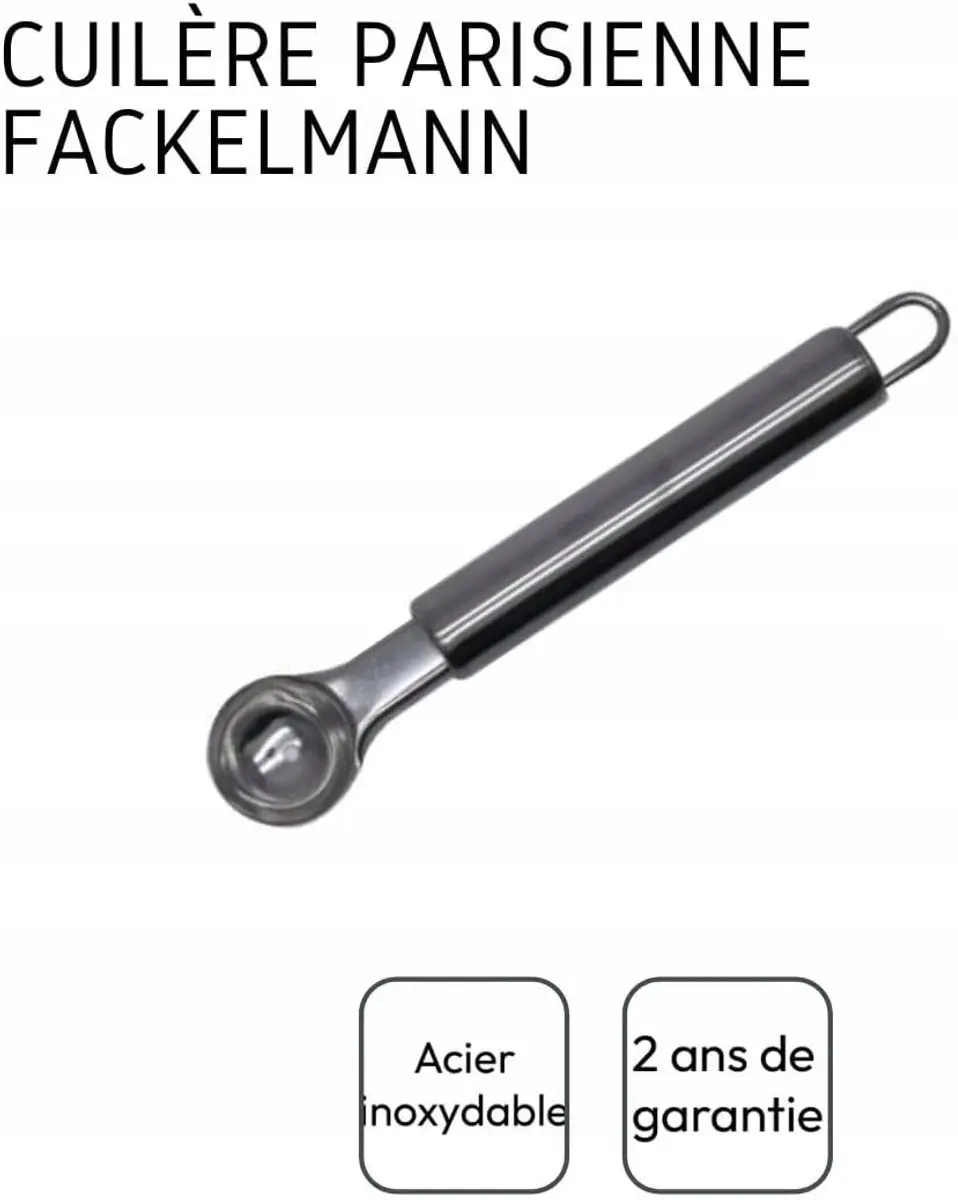 Fackelmann Meloenbolletjes Roestvrij Staal 16,5 cm