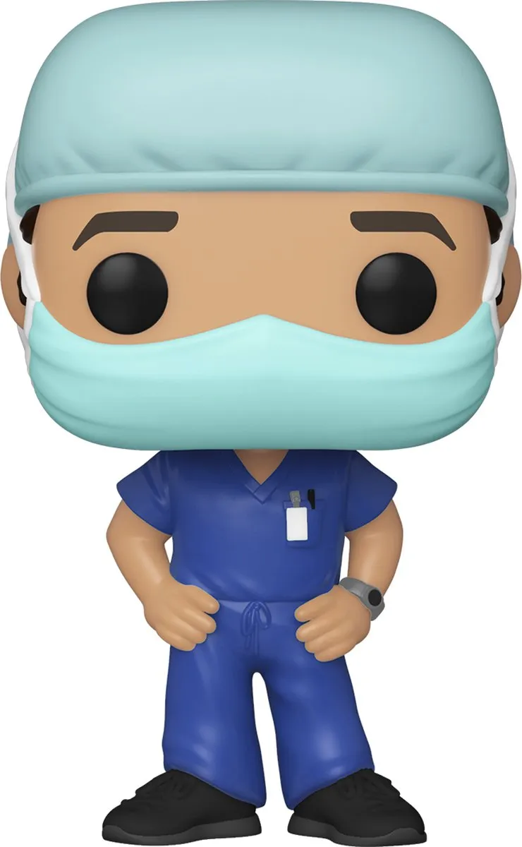 Funko Pop! Heroes Front Line Worker Male #1 - Veelkleurig