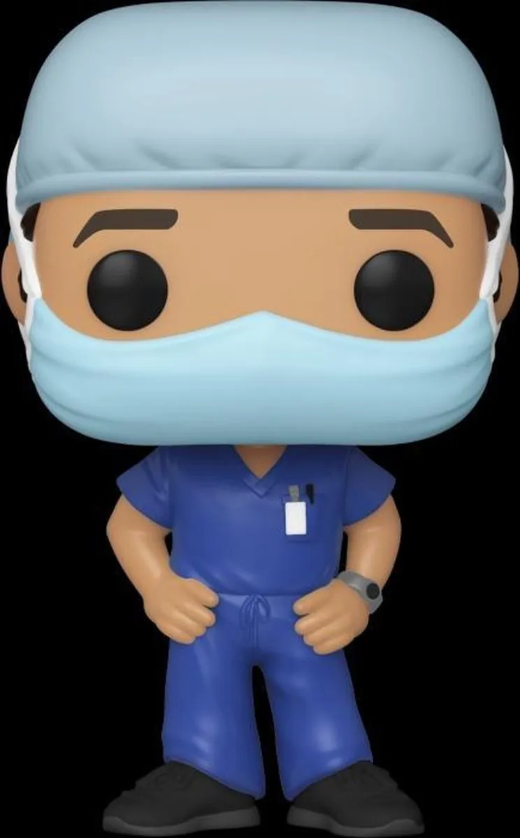 Funko Pop! Heroes Front Line Worker Male #1 - Veelkleurig