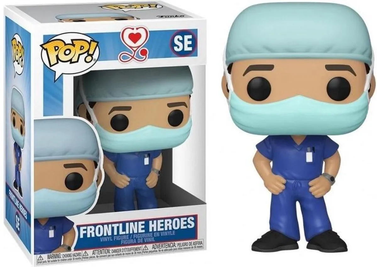 Funko Pop! Heroes Front Line Worker Male #1 - Veelkleurig