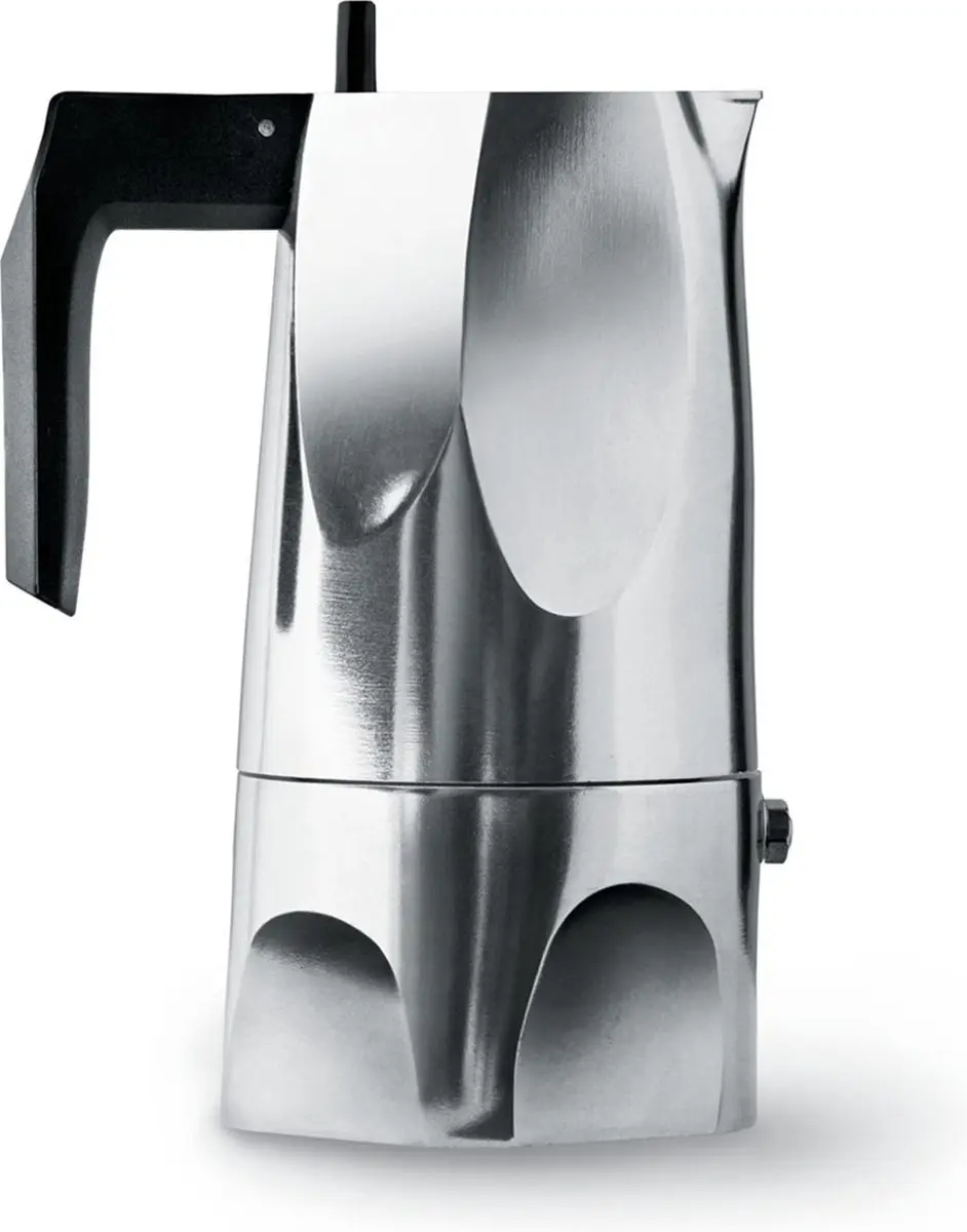 Alessi Percolator Ossidiana MT18/6 - 6 Koppen - Zilver - afbeelding 6 van 6