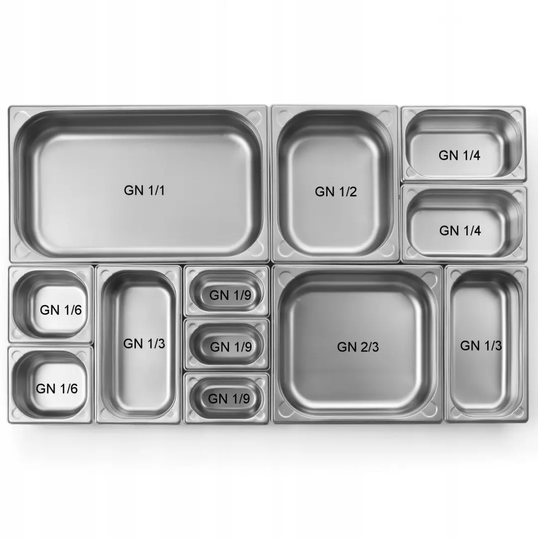 Hendi GN 2/3 Gastronormbak 3L RVS - Silver