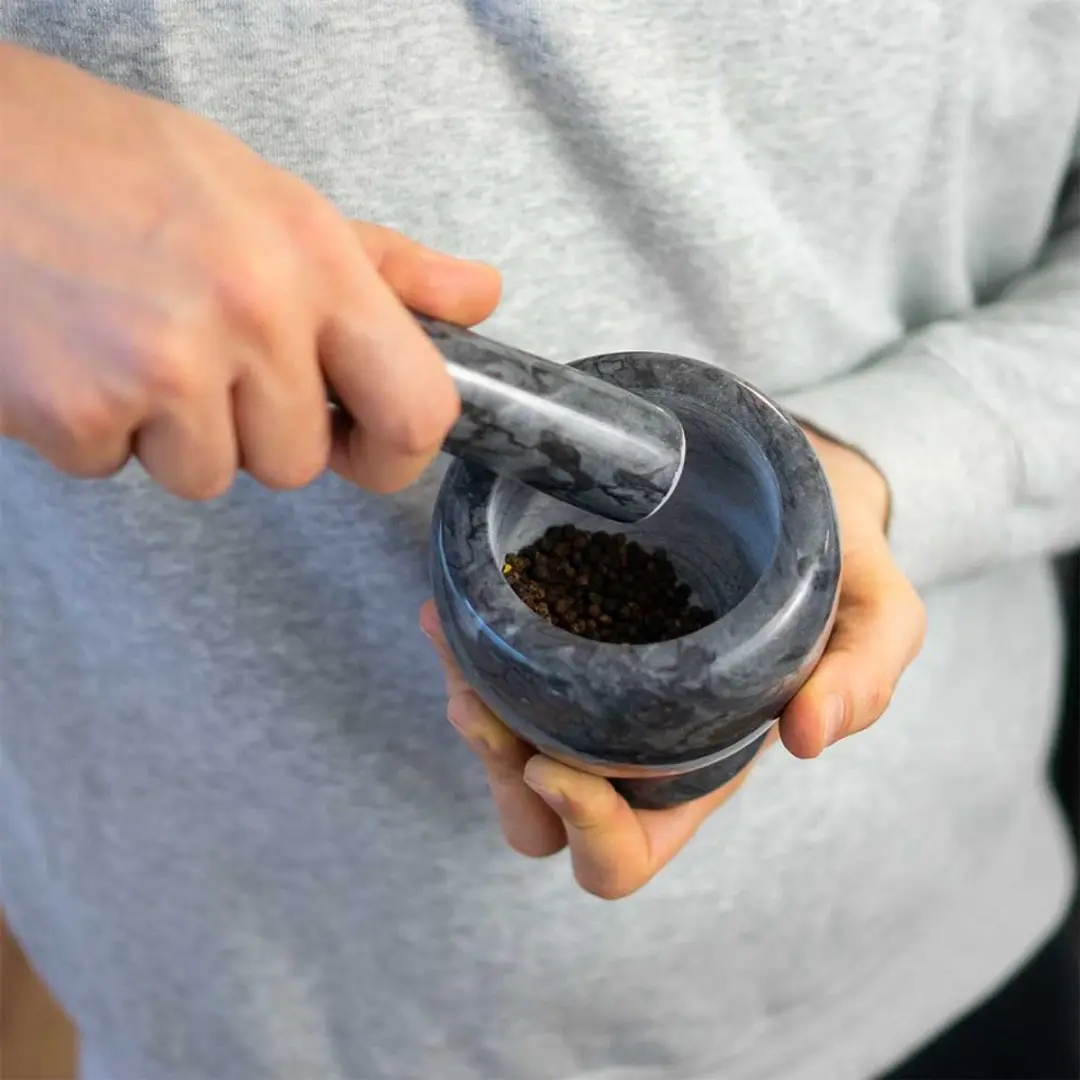 Browin Marmieren Moker & Stamper Ø10,5cm - Zwart