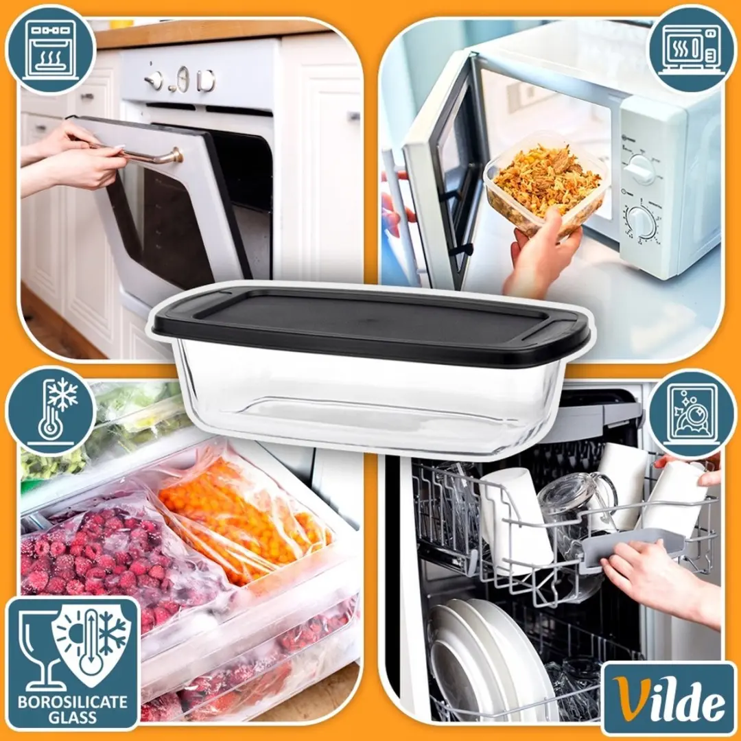 Orion Glazen Ovenschaal 1.5L - Transparant