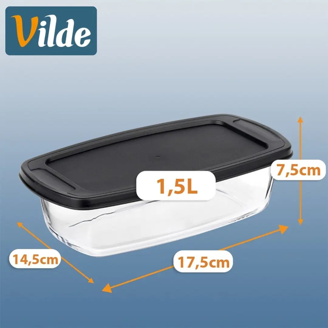 Orion Glazen Ovenschaal 1.5L - Transparant