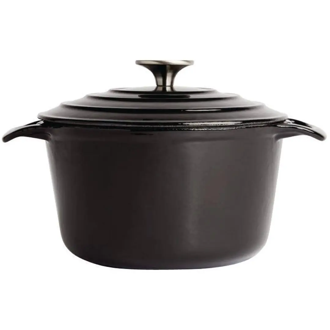 Vogue GH300 Ronde Braadpan 3,2L - Zwart