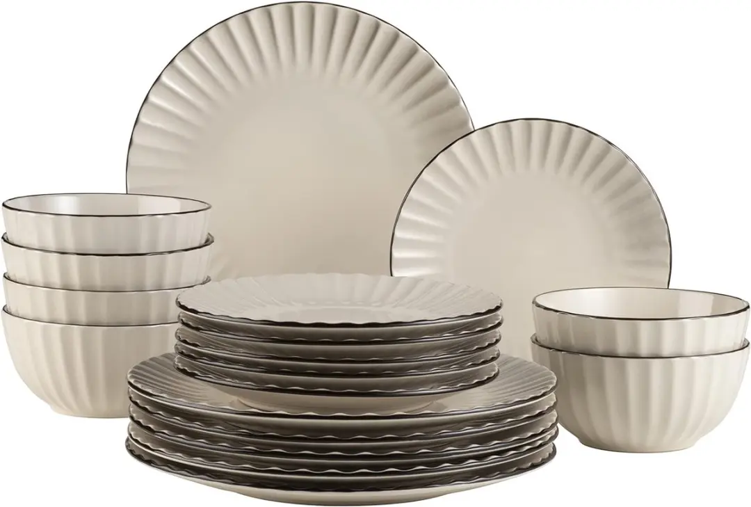 Bormioli Rocco Steengoed Servies 18-delig