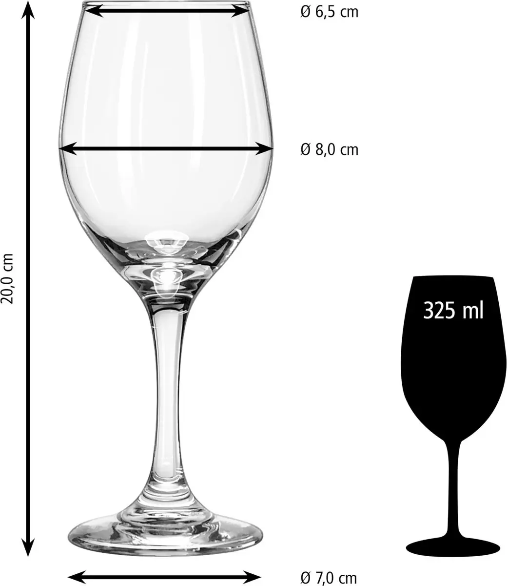 Libbey Perception Wijnglazen 325ml - 12 Stuks - afbeelding 5 van 6