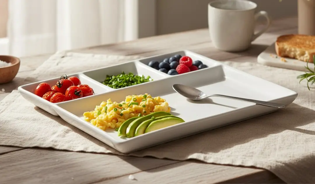 Cookinglife Gourmetborden 4 Vakken - 26x20cm - 4 Stuks