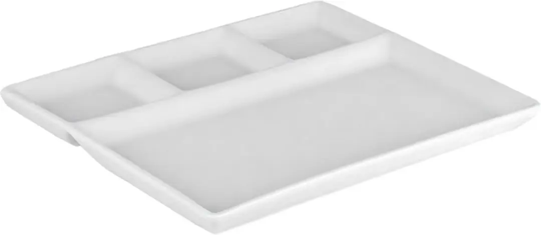 Cookinglife Gourmetborden 4 Vakken - 26x20cm - 4 Stuks