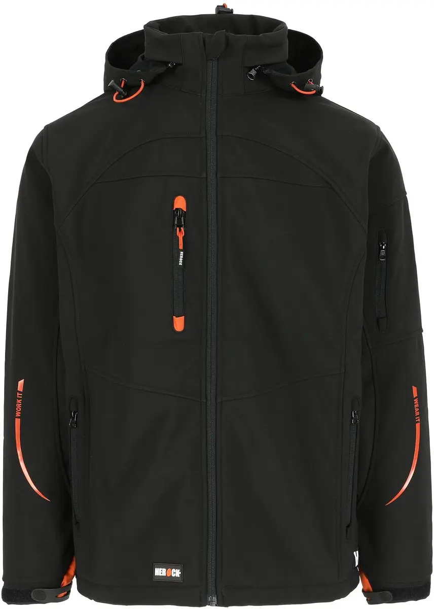Herock Poseidon Softshell Werkjas - XS - Oranje