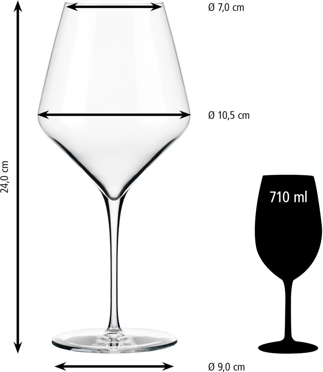 Libbey Prism Wijnglazen 710ml - 12 Stuks