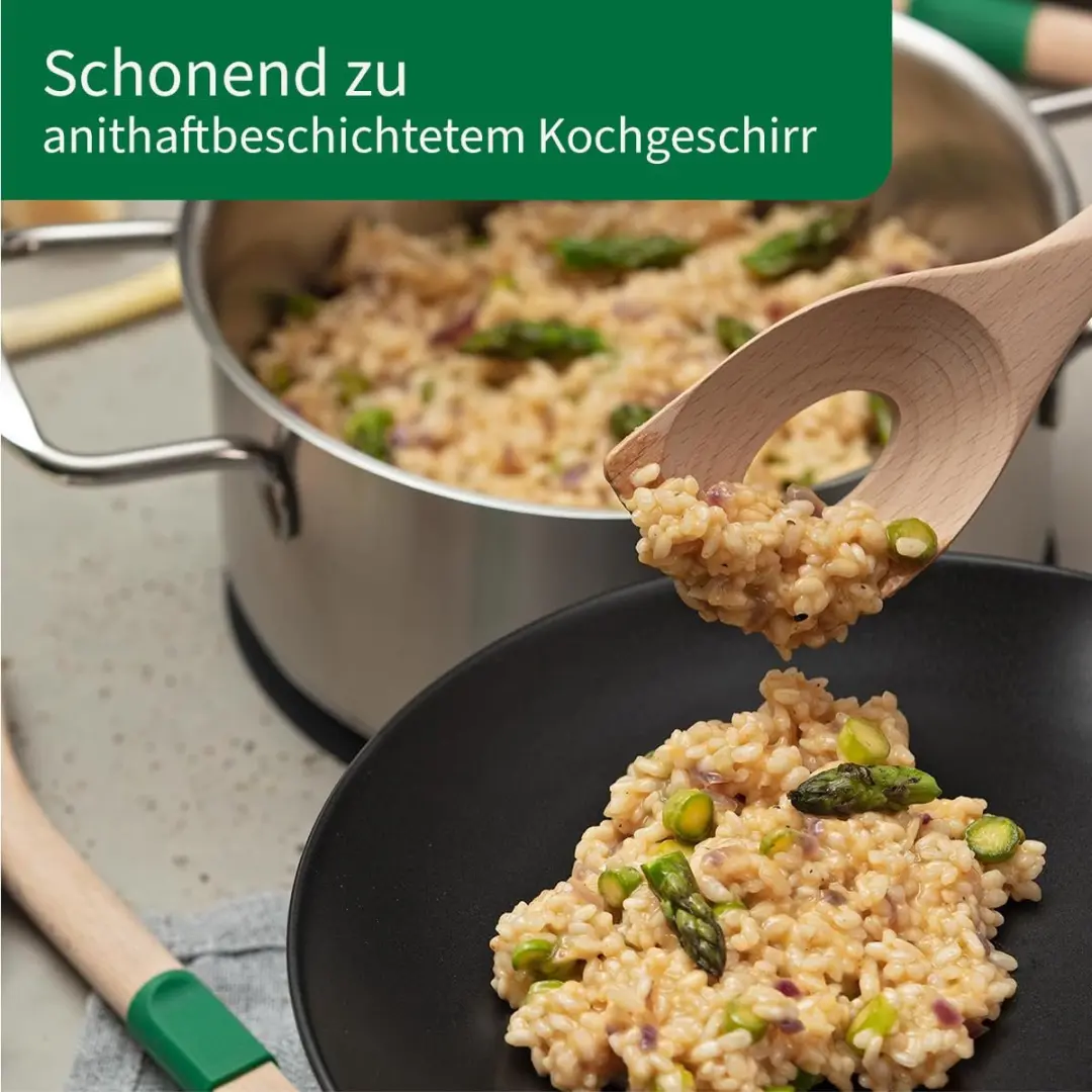 Fackelmann Chefkoch Risottolepel Beukenhout 31,6x6,2cm