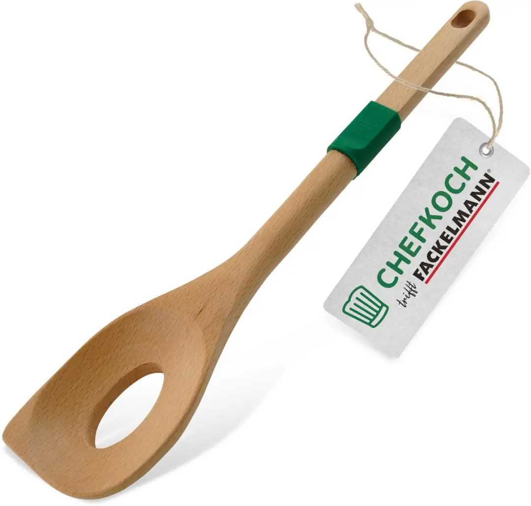 Fackelmann Chefkoch Risottolepel Beukenhout 31,6x6,2cm