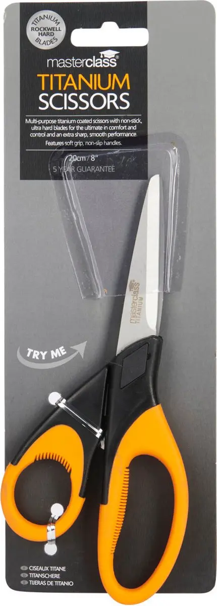 Masterclass Easy Grip Multifunctionele Schaar 20cm - Meerkleurig - afbeelding 4 van 5
