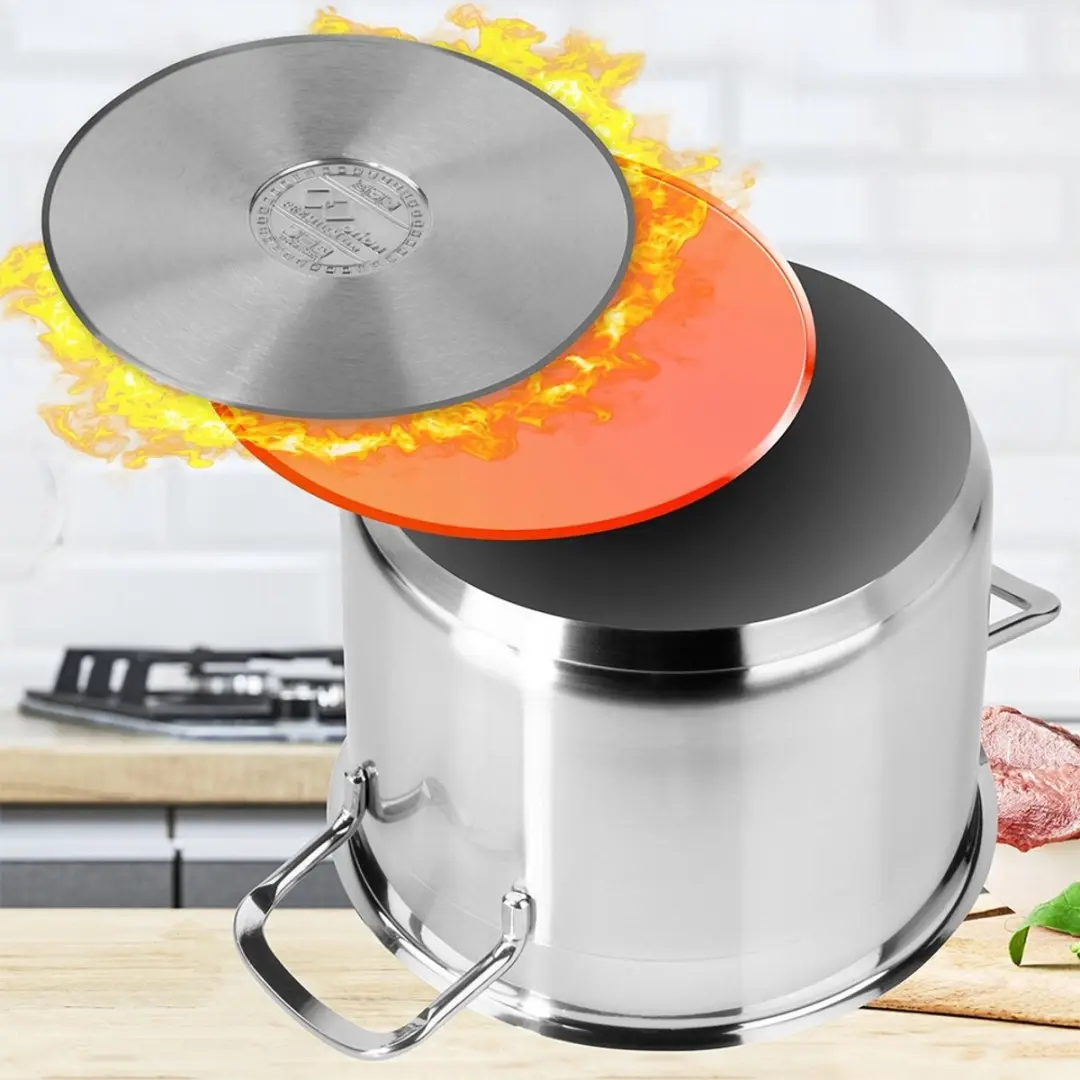 Orion Anett RVS Pan met Deksel 16cm - 2.3L - Zilver