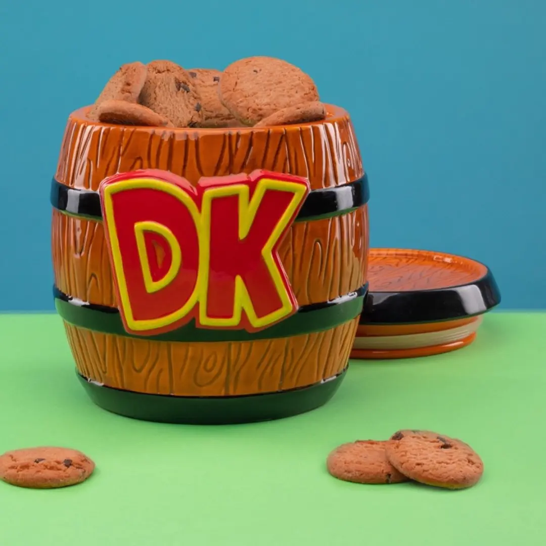 Paladone Donkey Kong Barrel Koekjestrommel - Officieel Nintendo