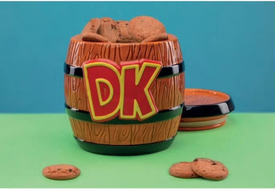 Paladone Donkey Kong Barrel Koekjestrommel - Officieel Nintendo
